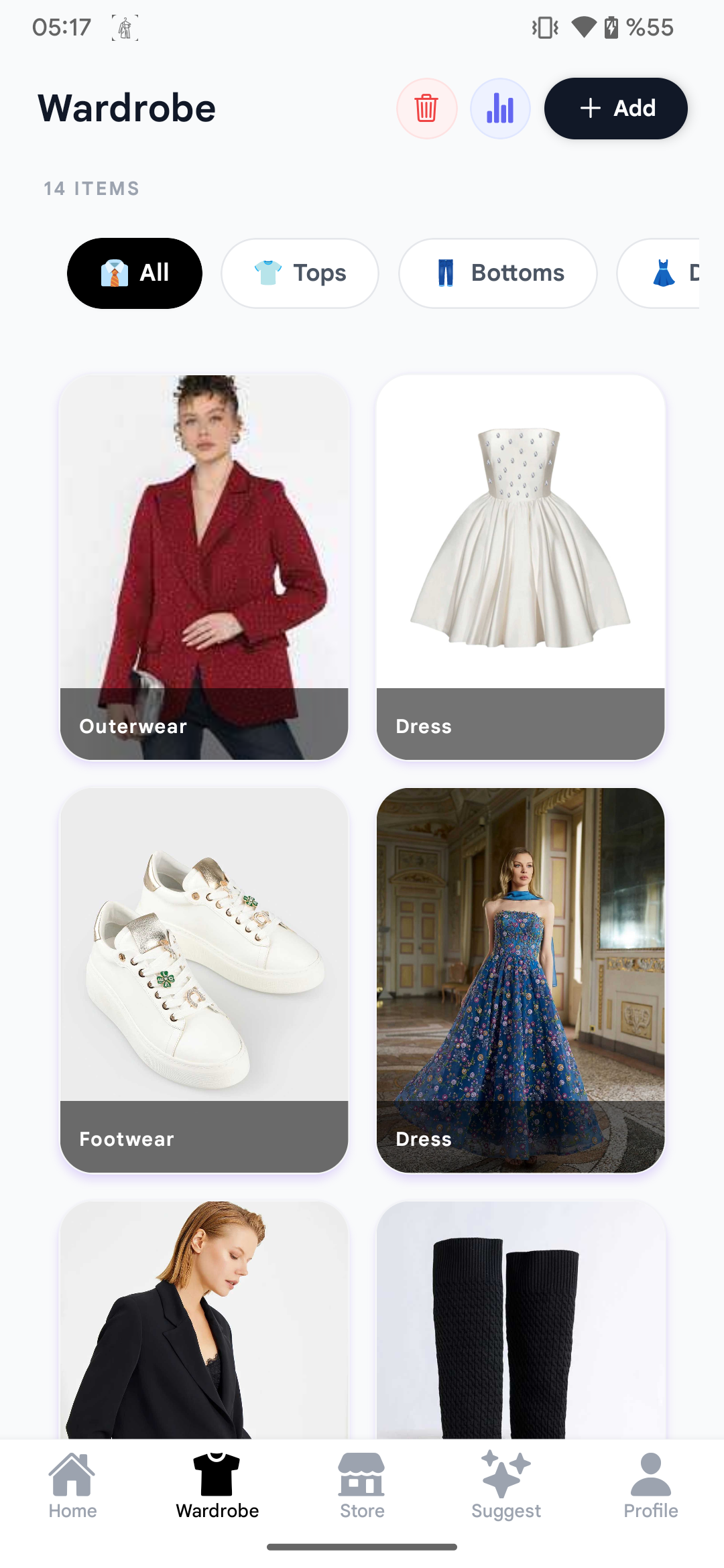 Stylist AI Gardırop Karnesi - Akıllı İstatistikler